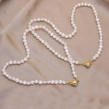 Natural Freshwater Pearl Necklace Irregular Women's Jewelry