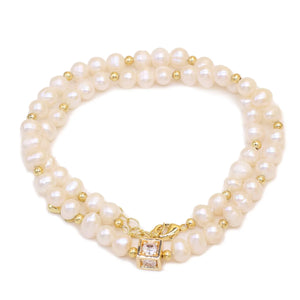 Freshwater Pearl Necklace Irregular Women's Jewelry