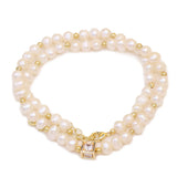 Freshwater Pearl Necklace Irregular Women's Jewelry
