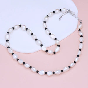 Freshwater Pearl Necklace Irregular Women's Accessories