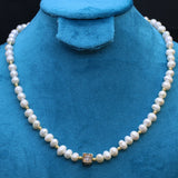 Freshwater Pearl Necklace Irregular Women's Jewelry