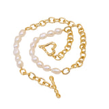 Freshwater Pearl Necklace Rice Personality Women Wedding Jewelry