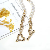 Natural Freshwater Pearl Necklace Rice Shape Women Accessories
