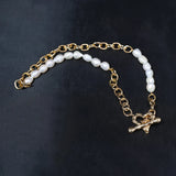 Natural Freshwater Pearl Necklace Rice Shape Women Accessories
