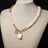 Freshwater Pearl Necklace Rice Shape Women's Accessories