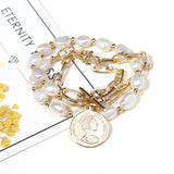 Natural Freshwater Pearl Necklace Rice Shape Women's Accessories