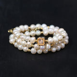 Natural Freshwater Pearl Necklace Round Shape Women Accessories