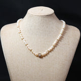 Natural Freshwater Pearl Necklace Round Shape Women Accessories