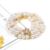 Natural Freshwater Pearl Necklace Round Shape Women Accessories