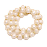Natural Freshwater Pearl Necklace Round shape Women Jewelry