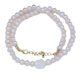 Freshwater Pearl Necklace Round Shape Women's Personality Accessory