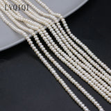 Freshwater Pearl Oval Abacus Beads 4-5mm