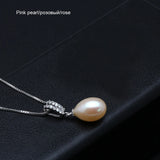 Freshwater Pearl Pendant Necklace, Sterling Silver Chain, Bride Gift