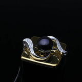 Freshwater Pearl Pendant Necklace For Women, Silver Chain Girl