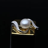 Freshwater Pearl Pendant Necklace For Women, Silver Chain Girl