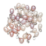 Freshwater Pearl Pendant Rice Shape for DIY Necklace