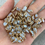 Freshwater Pearl Pendants for DIY Jewelry Making 7x11-8x12mm