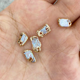 Freshwater Pearl Pendants for DIY Jewelry Making 7x11-8x12mm