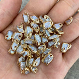 Freshwater Pearl Pendants for DIY Jewelry Making 7x11-8x12mm