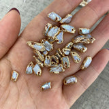Freshwater Pearl Pendants for DIY Jewelry Making 7x11-8x12mm