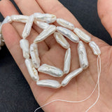 Natural Freshwater Pearl Pipa Pearl High Long Tube Pearl for Jewelry