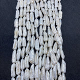 Natural Freshwater Pearl Pipa Pearl High Long Tube Pearl for Jewelry
