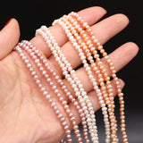 Freshwater Pearl Beads 3-3.5mm Orange Purple for DIY Jewelry Making