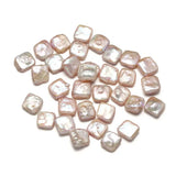 Freshwater Pearl Punch Beads Square Shape DIY Jewelry Making