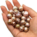 12-13mm Freshwater Pearl Rainbow Beads for DIY Jewelry Making