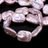 Natural Freshwater Pearl Rectangular Beaded DIY Charm Necklace Bracelet