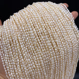 Natural Freshwater Pearl Beads 2.8-3.2 MM for Jewelry Making DIY