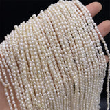 Natural Freshwater Pearl Beads 2.8-3.2 MM for Jewelry Making DIY