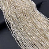 Freshwater Pearl Rice-Shaped Beads 2.8-3.2 MM DIY Jewelry Making