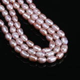 Freshwater Pearl Rice-Shaped Beads Charm For Jewelry Making