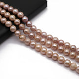 Round Purple Baroque Pearl Beads for Jewelry Making