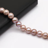 Round Purple Baroque Pearl Beads for Jewelry Making