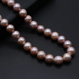 Round Purple Baroque Pearl Beads for Jewelry Making