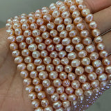 Natural Freshwater Pearl Rice Beads 5-6mm DIY Jewelry