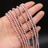 Freshwater Pearl Small Pearls Beads for DIY Jewelry Making 3-4mm 36cm