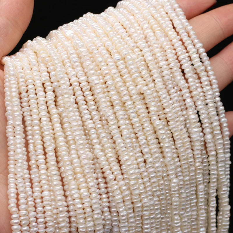 Freshwater Pearl Small Pearls Beads 4-5mm 36cm Strand DIY Jewelry Making