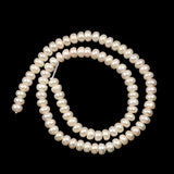 Natural Freshwater Pearl Spacer Beads Flat Round Shape Loose Spacers Beads