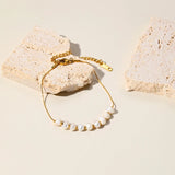 Freshwater Pearl Stainless Steel Bracelet Light Niche Hand Jewelry Women