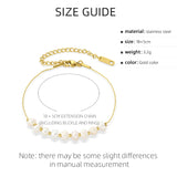 Freshwater Pearl Stainless Steel Bracelet Light Niche Hand Jewelry Women
