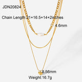 Freshwater Pearl Stainless Steel Choker Necklace Love Pendant