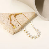 Freshwater Pearl Stainless Steel Bracelet