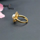 Freshwater Pearl Starlight Diamond Ring for Women