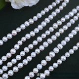 Layered Freshwater Pearl Sweater Chain Necklace 8-9mm