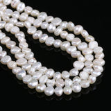 Natural Freshwater Pearl 2 Sided Light Pink Beads 3-4mm