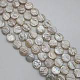 Freshwater Pearl Button Beads for Jewelry Making