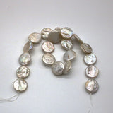 Freshwater Pearl Button Beads for Jewelry Making